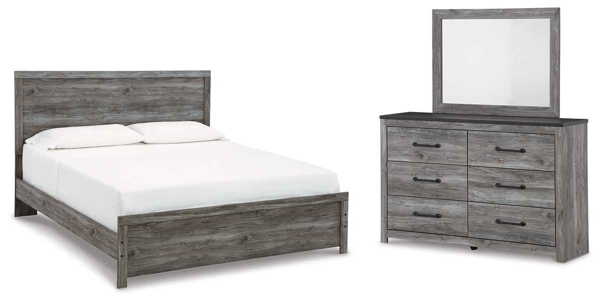 Furniture City Laplace - Ashley Furniture - Bronyan King Panel Bed, Dresser and Mirror - King Panel Bed, Dresser and Mirror - B1290B7