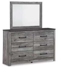 Bronyan King Panel Bed, Dresser, Mirror and Nightstand