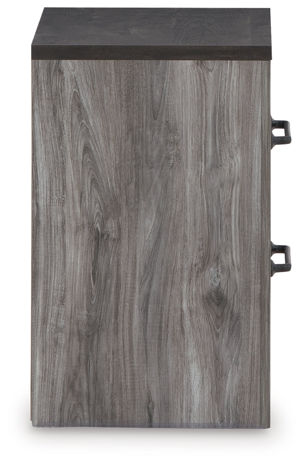 Furniture City Laplace - Ashley Furniture - Bronyan Bedroom - Two Drawer Night Stand / Dark Gray - B1290-92