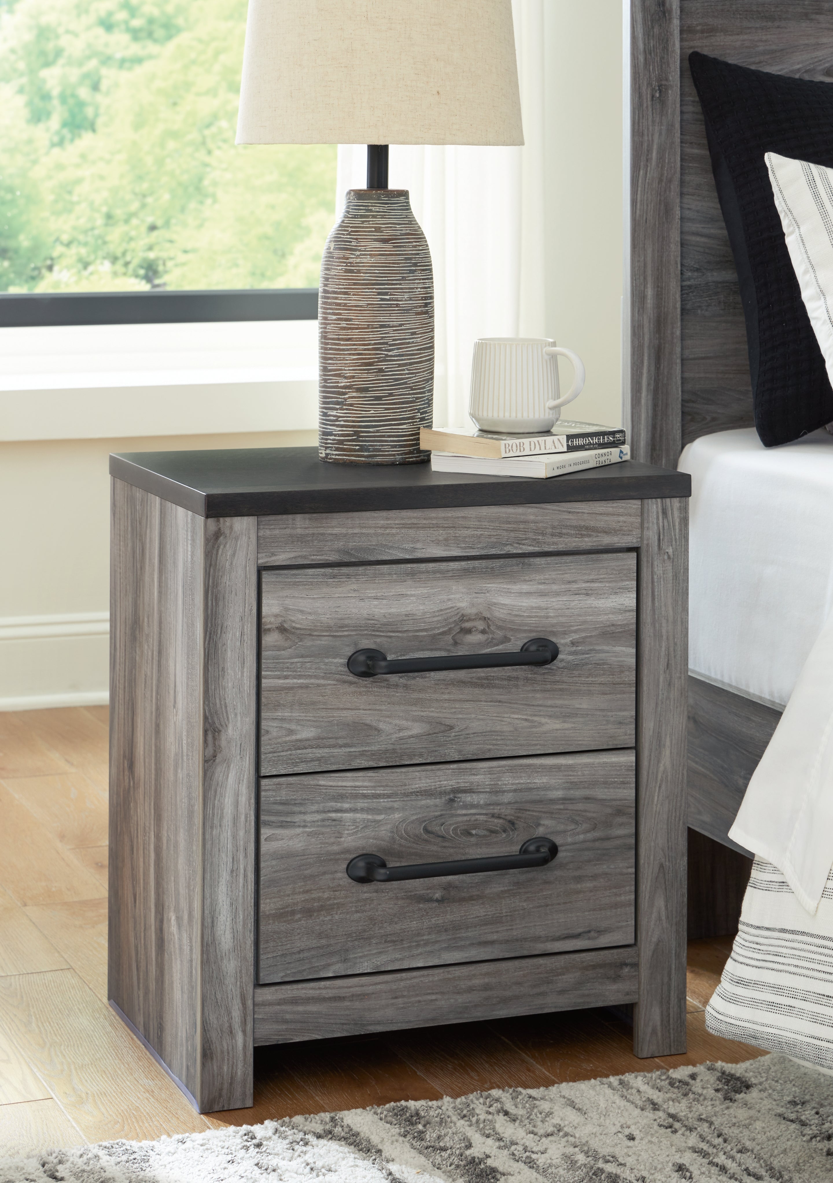 Furniture City Laplace - Ashley Furniture - Bronyan Bedroom - Two Drawer Night Stand - B1290-92