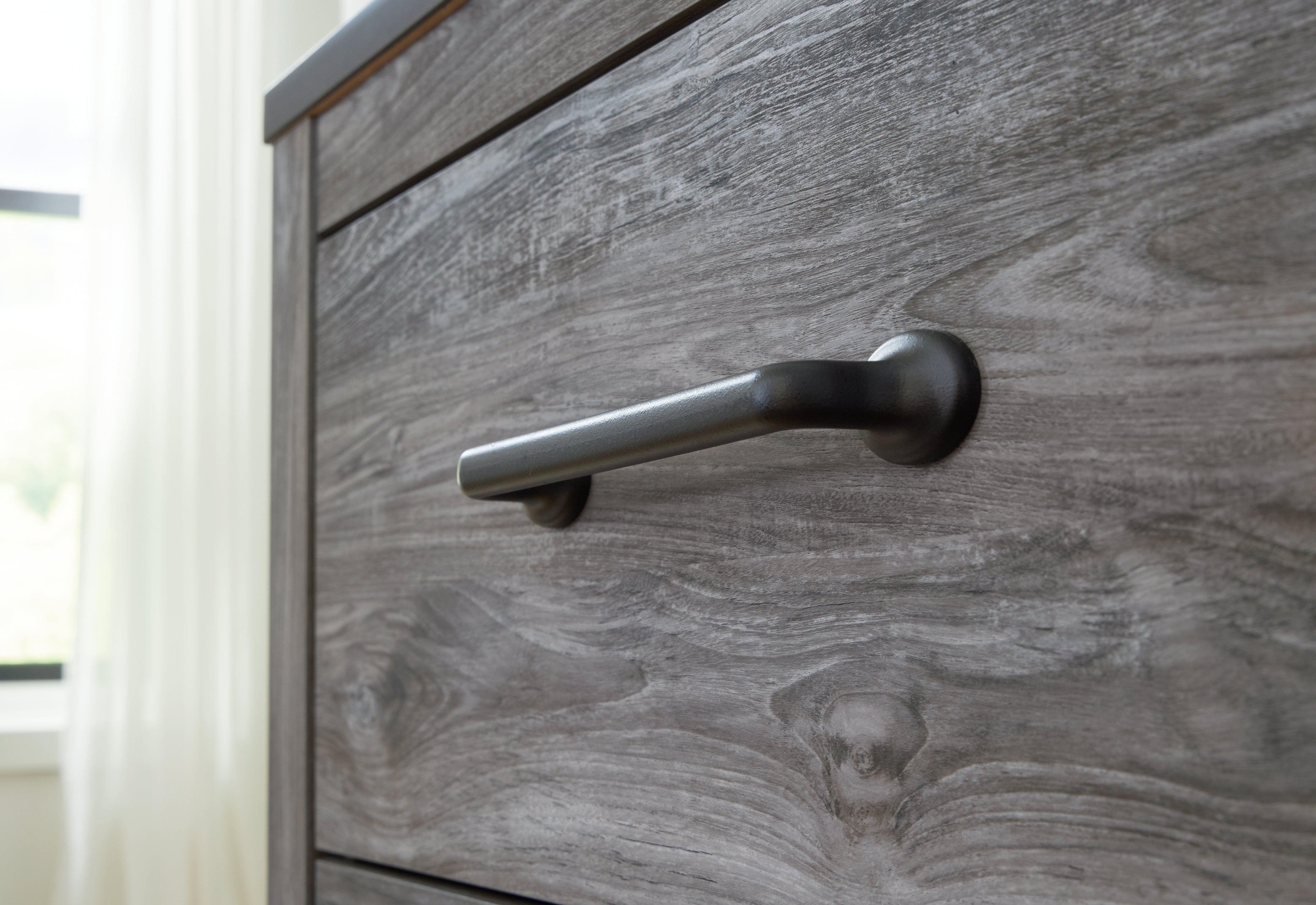 Furniture City Laplace - Ashley Furniture - Bronyan Bedroom - Dresser and Mirror / Dark Gray - B1290B1
