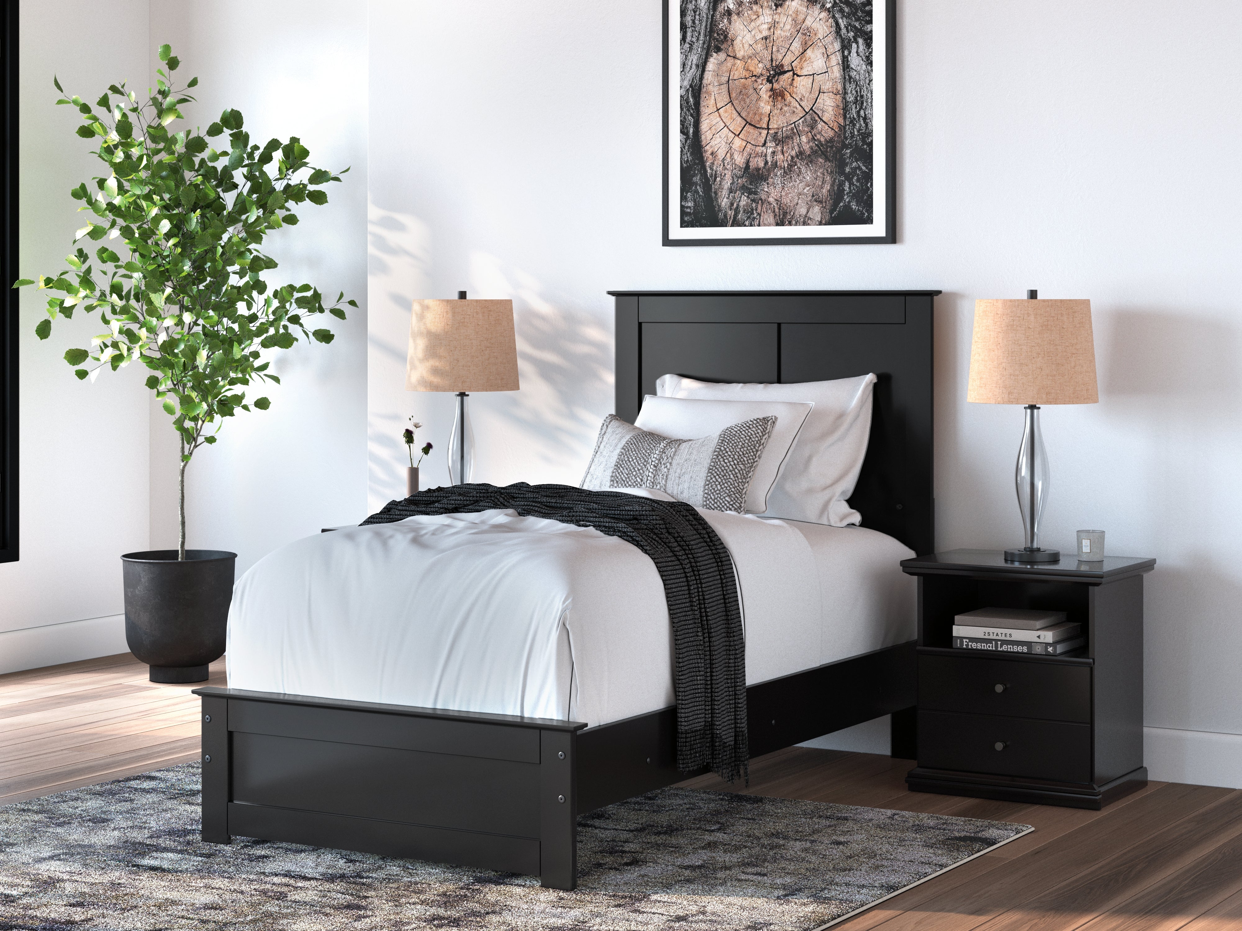Furniture City Laplace - Ashley Furniture - Maribel Bedroom - Twin Panel Bed - B138B51