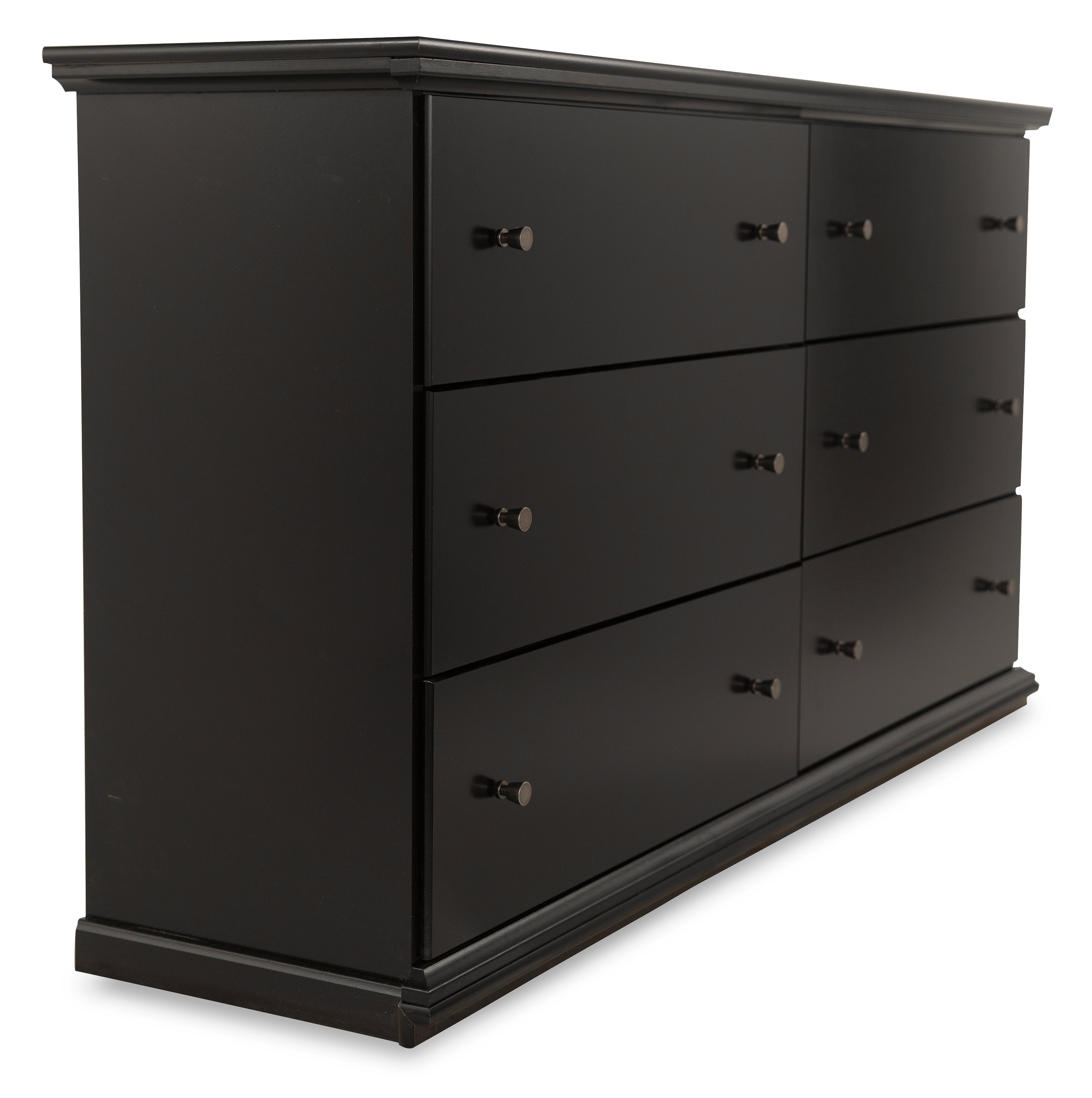 Furniture City Laplace - Ashley Furniture - Maribel Bedroom - Six Drawer Dresser / Black - B138-31