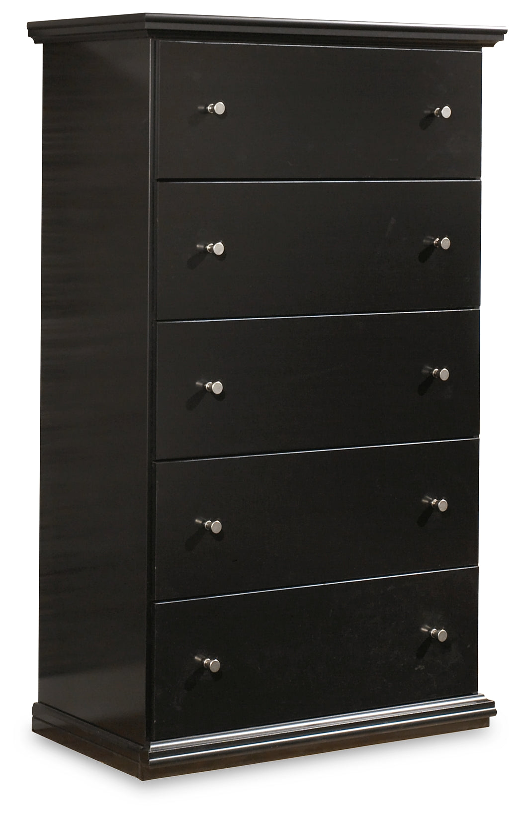 Furniture City Laplace - Ashley Furniture - Maribel Bedroom - Five Drawer Chest / Black - B138-46