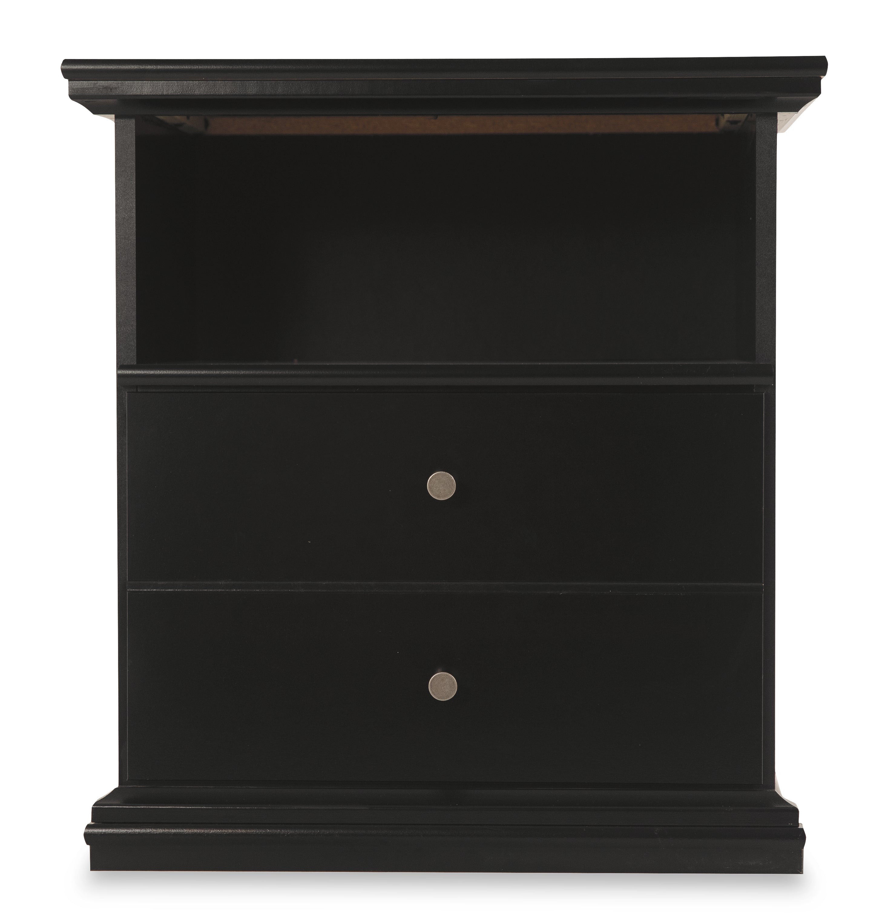 Furniture City Laplace - Ashley Furniture - Maribel Bedroom - One Drawer Night Stand / Black - B138-91