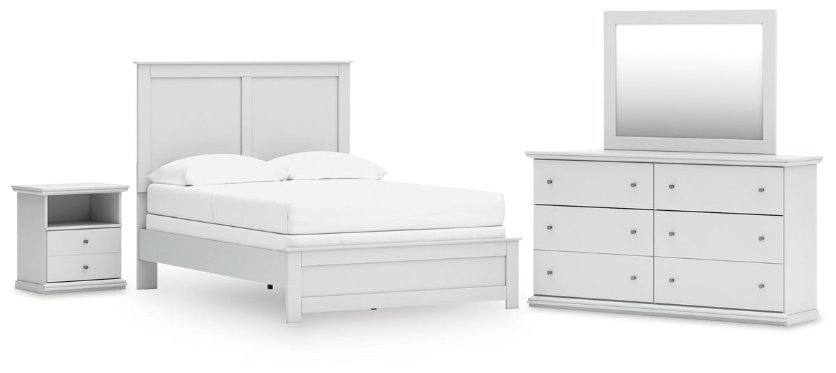 Furniture City Laplace - Ashley Furniture - Bostwick Shoals Full Panel Bed, Dresser, Mirror and Nightstand - Full Panel Bed, Dresser, Mirror and Nightstand - B139B58