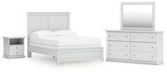 Furniture City Laplace - Ashley Furniture - Bostwick Shoals Full Panel Bed, Dresser, Mirror and Nightstand - Full Panel Bed, Dresser, Mirror and Nightstand - B139B58