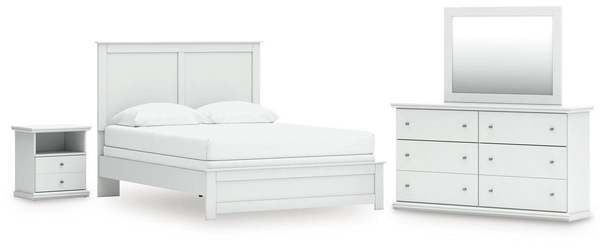 Furniture City Laplace - Ashley Furniture - Bostwick Shoals Queen Panel Bed, Dresser, Mirror and Nightstand - Queen Panel Bed, Dresser, Mirror and Nightstand - B139B55
