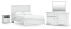 Furniture City Laplace - Ashley Furniture - Bostwick Shoals Queen Panel Bed, Dresser, Mirror and Nightstand - Queen Panel Bed, Dresser, Mirror and Nightstand - B139B55