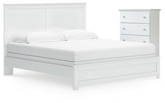 Furniture City Laplace - Ashley Furniture - Bostwick Shoals King Panel Bed and Chest - King Panel Bed and Chest - B139B63