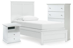 Furniture City Laplace - Ashley Furniture - Bostwick Shoals Twin Panel Bed, Chest and Nightstand - Twin Panel Bed, Chest and Nightstand - B139B64