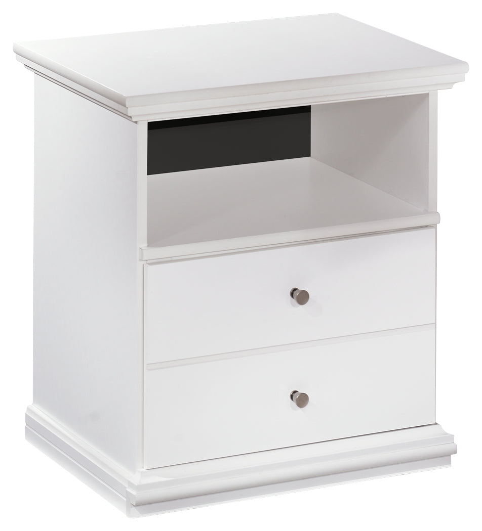 Furniture City Laplace - Ashley Furniture - Bostwick Shoals Bedroom - One Drawer Night Stand / White - B139-91