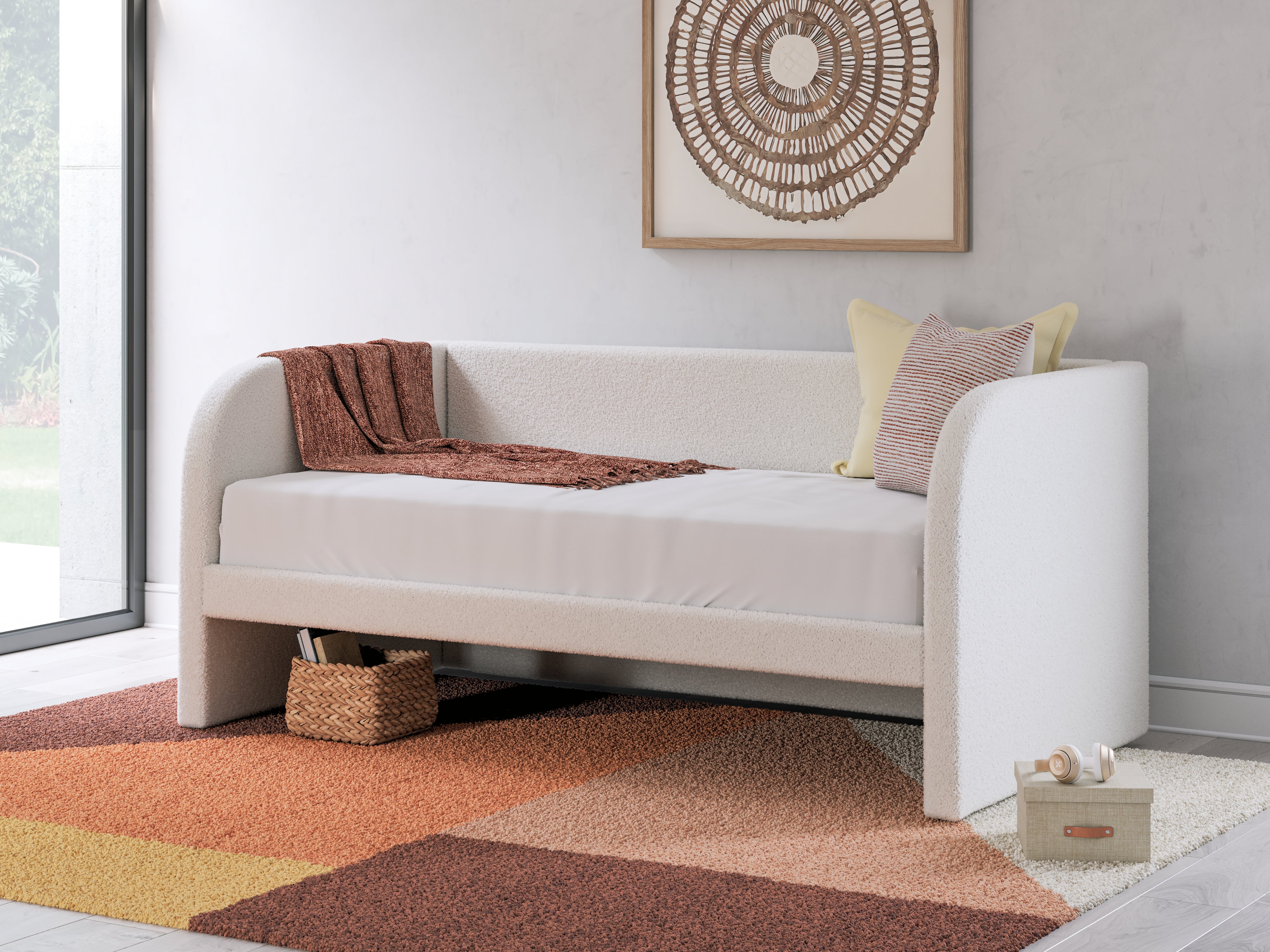 Furniture City Laplace - Ashley Furniture - Arloster Bedroom - Twin Upholstered Day Bed - PCB1566B8