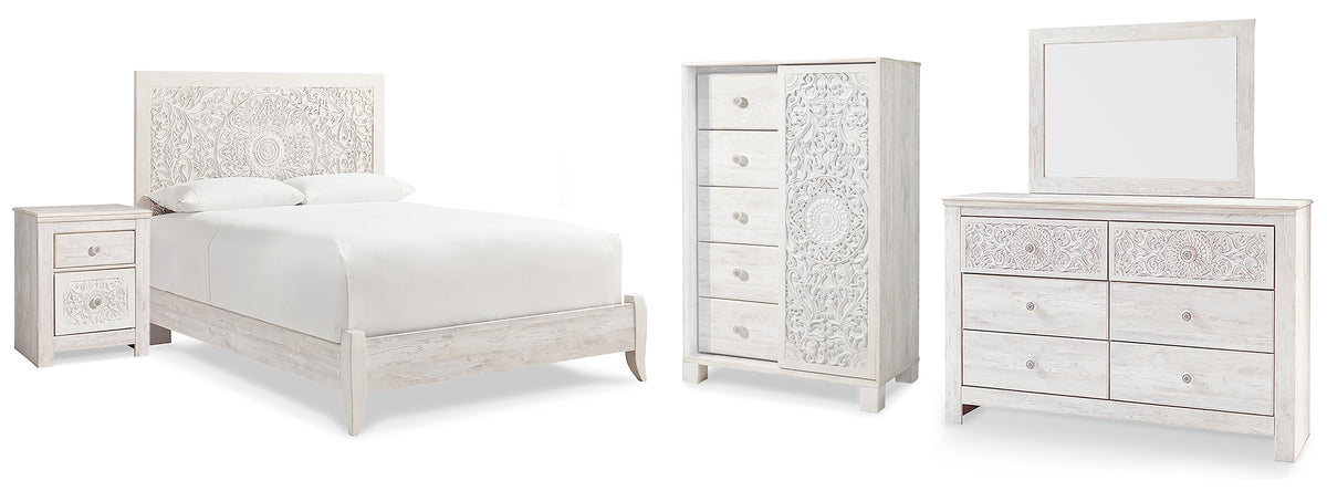 Furniture City Laplace - Ashley Furniture - Paxberry Queen Panel Bed, Dresser, Mirror,  Chest and Nightstand - Queen Panel Bed, Dresser, Mirror,  Chest and Nightstand - B181B35