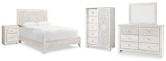 Furniture City Laplace - Ashley Furniture - Paxberry Queen Panel Bed, Dresser, Mirror,  Chest and Nightstand - Queen Panel Bed, Dresser, Mirror,  Chest and Nightstand - B181B35
