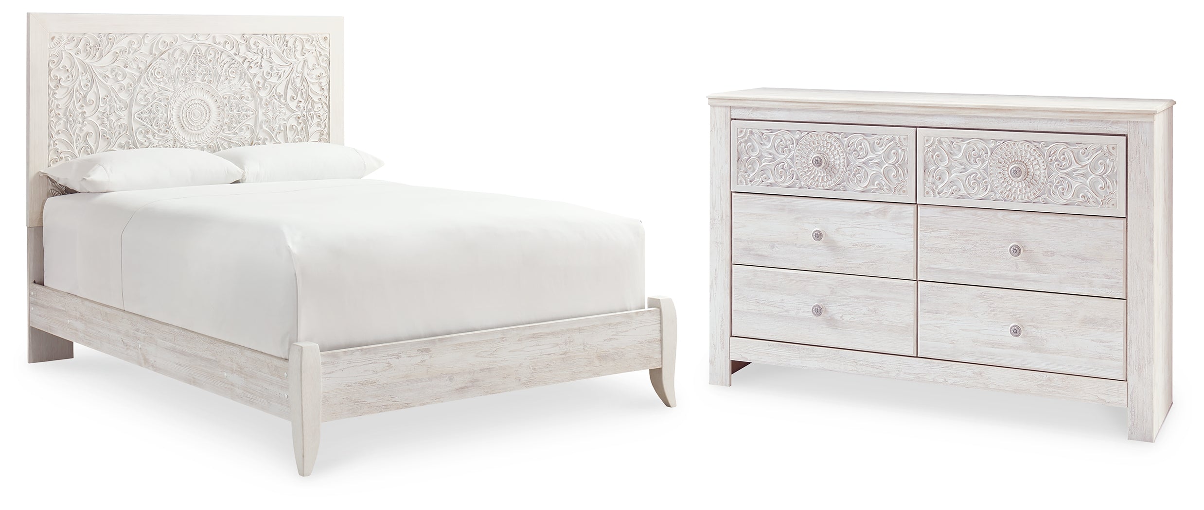 Furniture City Laplace - Ashley Furniture - Paxberry Queen Panel Bed and Dresser - Queen Panel Bed and Dresser - B181B19