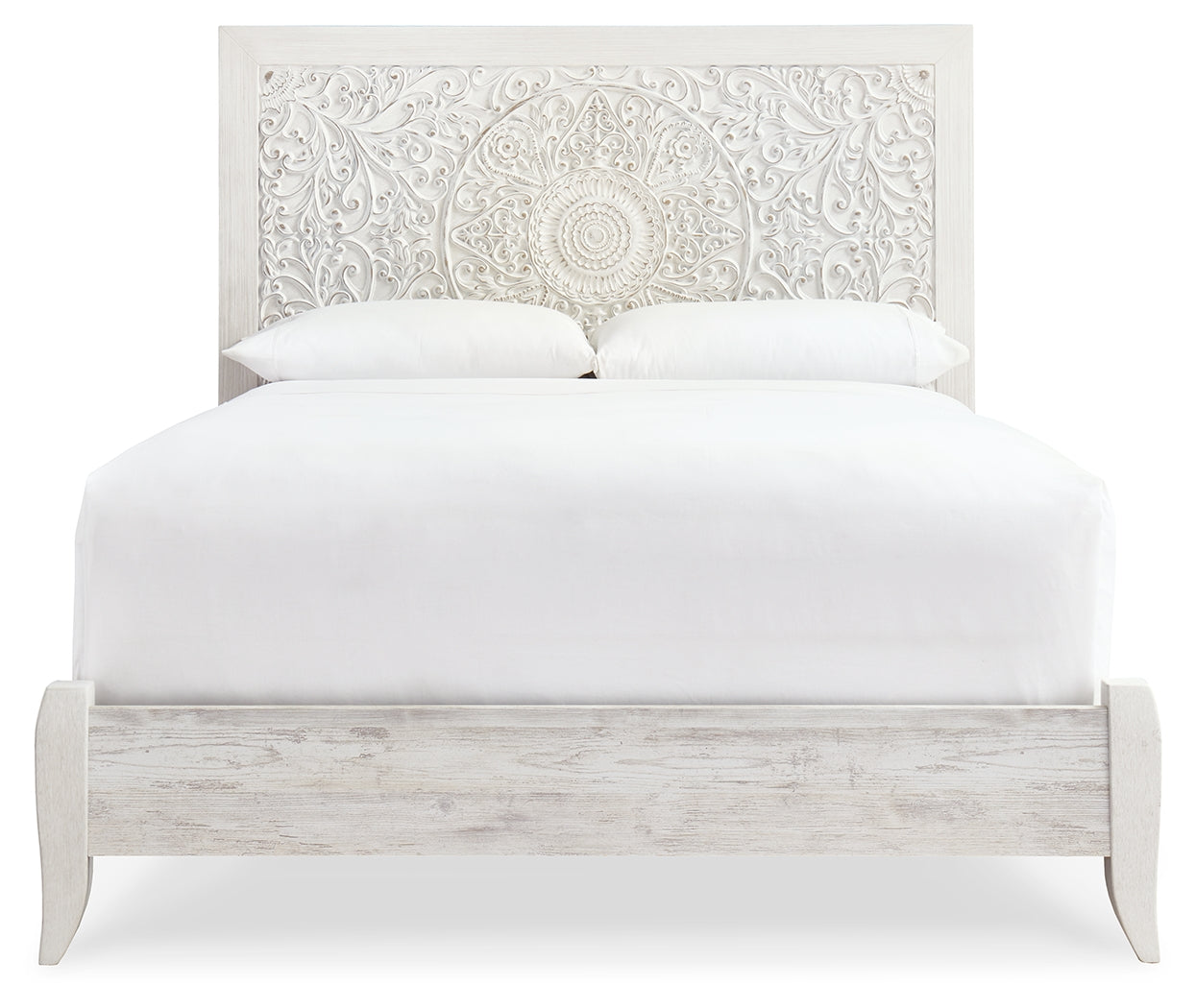 Furniture City Laplace - Ashley Furniture - Paxberry Bedroom - Queen Panel Bed / Whitewash - B181B6