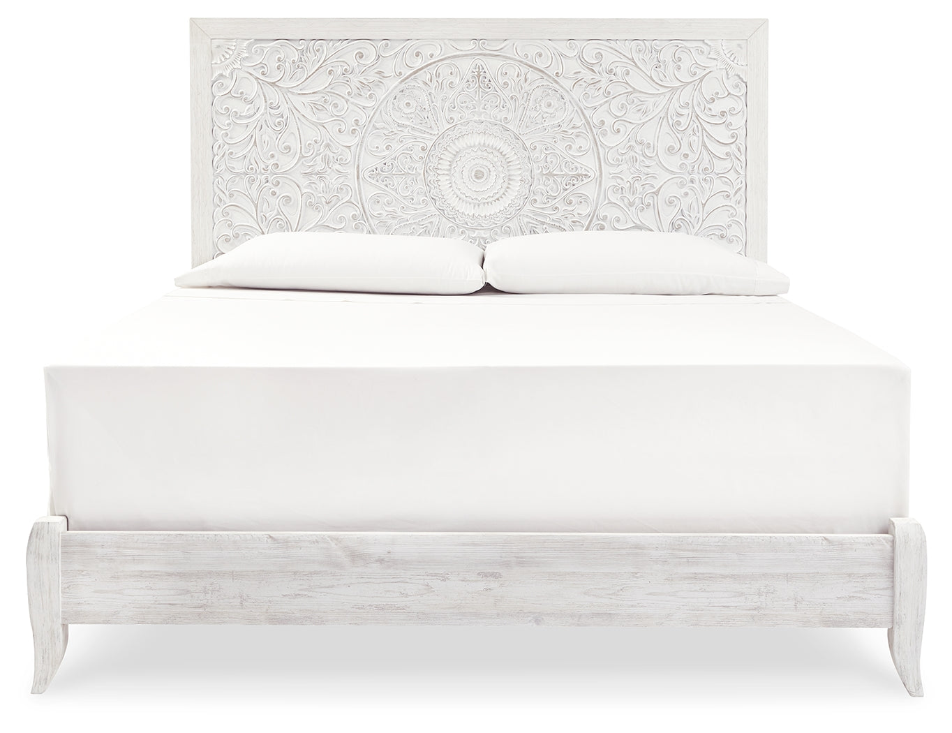 Furniture City Laplace - Ashley Furniture - Paxberry Bedroom - King Panel Bed / Whitewash - B181B10