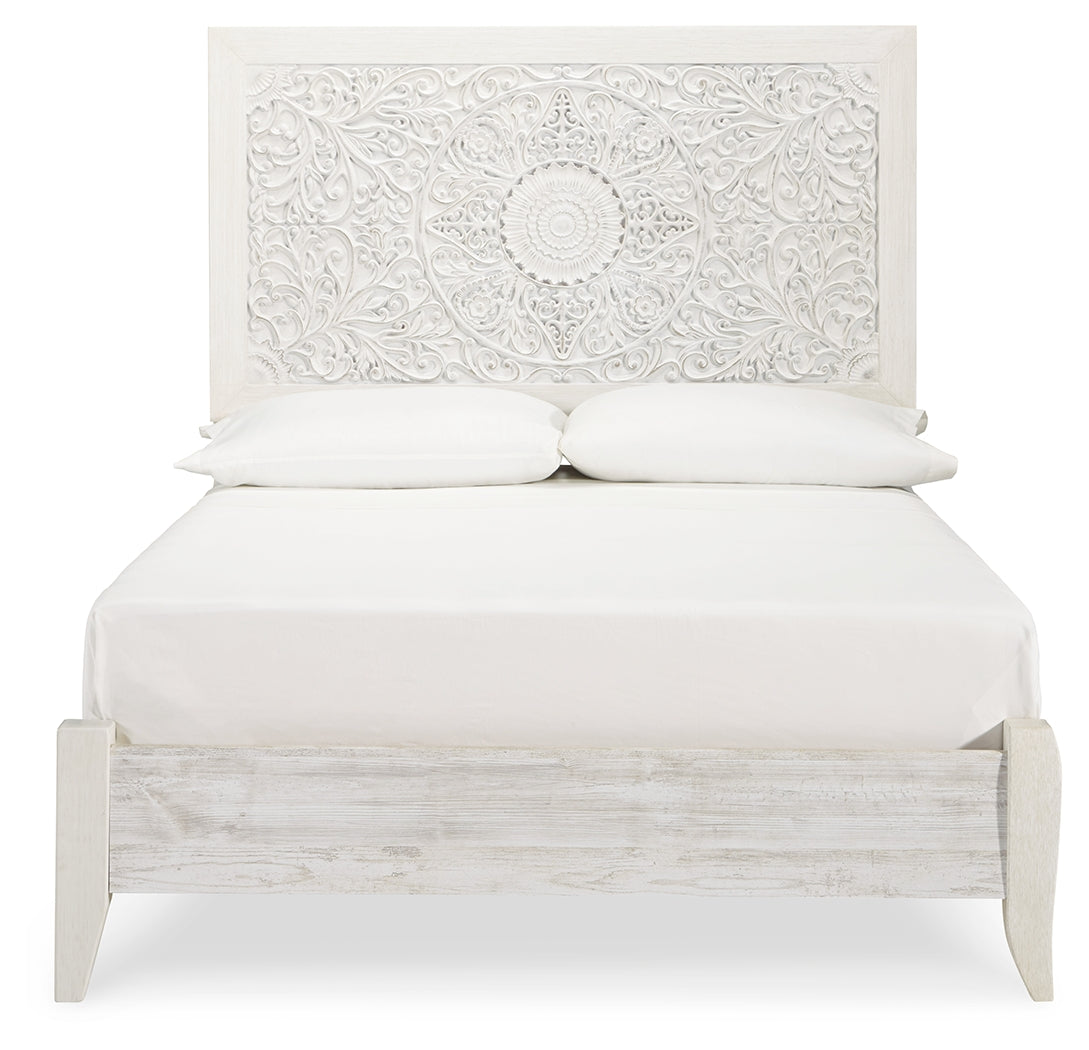Furniture City Laplace - Ashley Furniture - Paxberry Bedroom - Full Panel Bed / Whitewash - B181B2