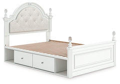 Kozlani Full Upholstered Panel Storage Bed