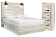 Furniture City Laplace - Ashley Furniture - Cambeck Queen Panel Bed and Chest - Queen Panel Bed and Chest - B192B121