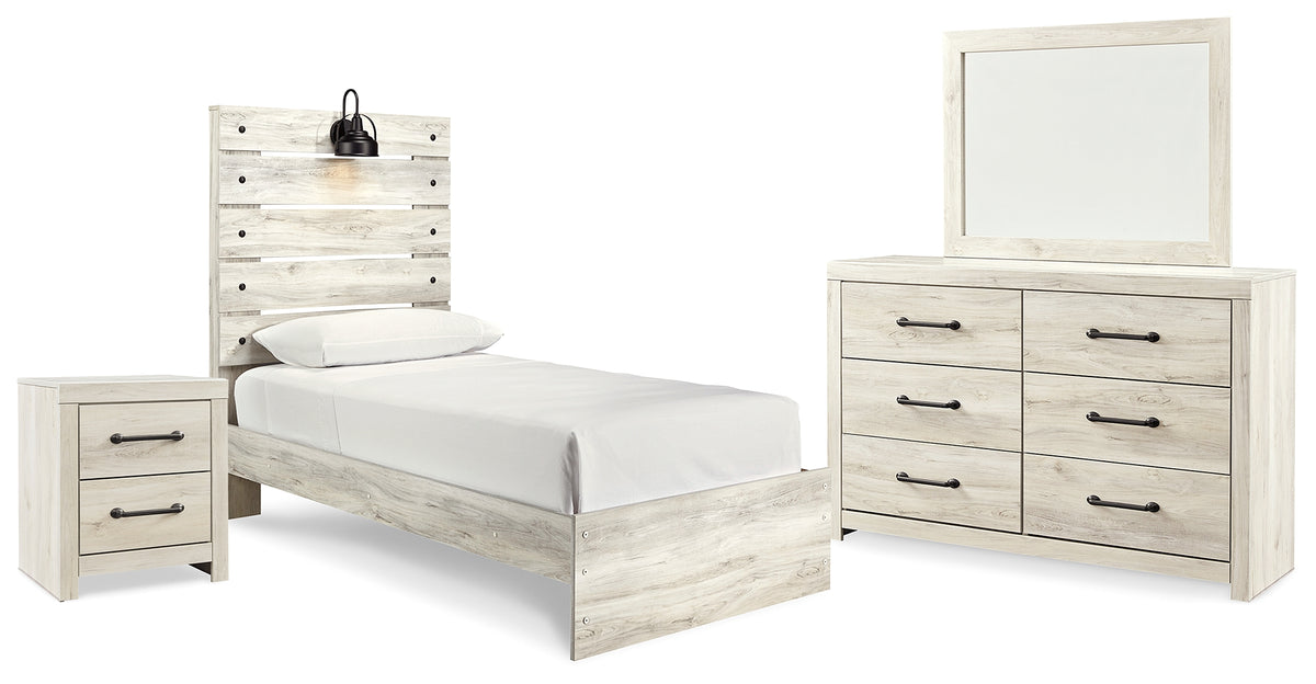 Furniture City Laplace - Ashley Furniture - Cambeck Twin Panel Bed, Dresser, Mirror and Nightstand - Twin Panel Bed, Dresser, Mirror and Nightstand - B192B53