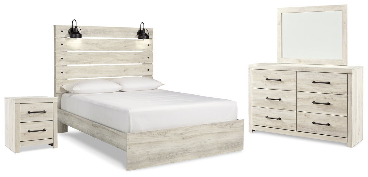 Furniture City Laplace - Ashley Furniture - Cambeck Queen Panel Bed, Dresser, Mirror and Nightstand - Queen Panel Bed, Dresser, Mirror and Nightstand - B192B55