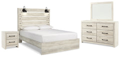 Furniture City Laplace - Ashley Furniture - Cambeck Queen Panel Bed, Dresser, Mirror and Nightstand - Queen Panel Bed, Dresser, Mirror and Nightstand - B192B55