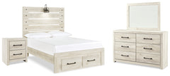 Furniture City Laplace - Ashley Furniture - Cambeck Full Panel Bed, Dresser, Mirror and Nightstand - Full Panel Bed, Dresser, Mirror and Nightstand - B192B77