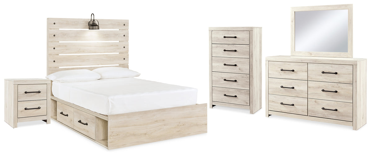 Furniture City Laplace - Ashley Furniture - Cambeck Full Panel Bed, Dresser, Chest and Nightstand - Full Panel Bed, Dresser, Chest and Nightstand - B192B85