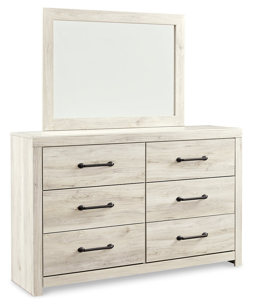 Furniture City Laplace - Ashley Furniture - Cambeck Bedroom - Dresser and Mirror / Whitewash - B192B1