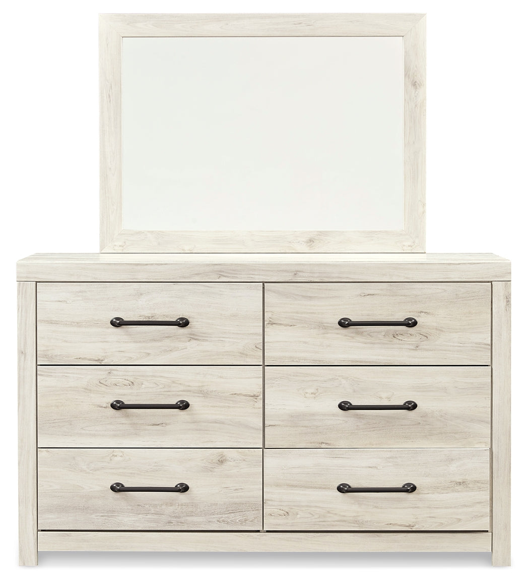 Furniture City Laplace - Ashley Furniture - Cambeck Bedroom - Dresser and Mirror / Whitewash - B192B1