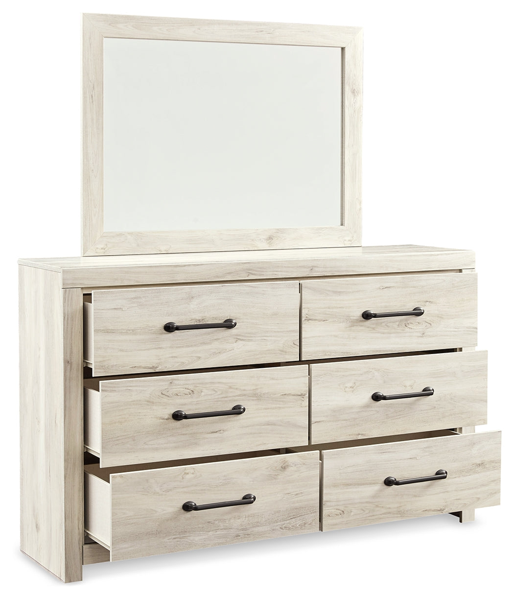 Furniture City Laplace - Ashley Furniture - Cambeck Bedroom - Dresser and Mirror / Whitewash - B192B1