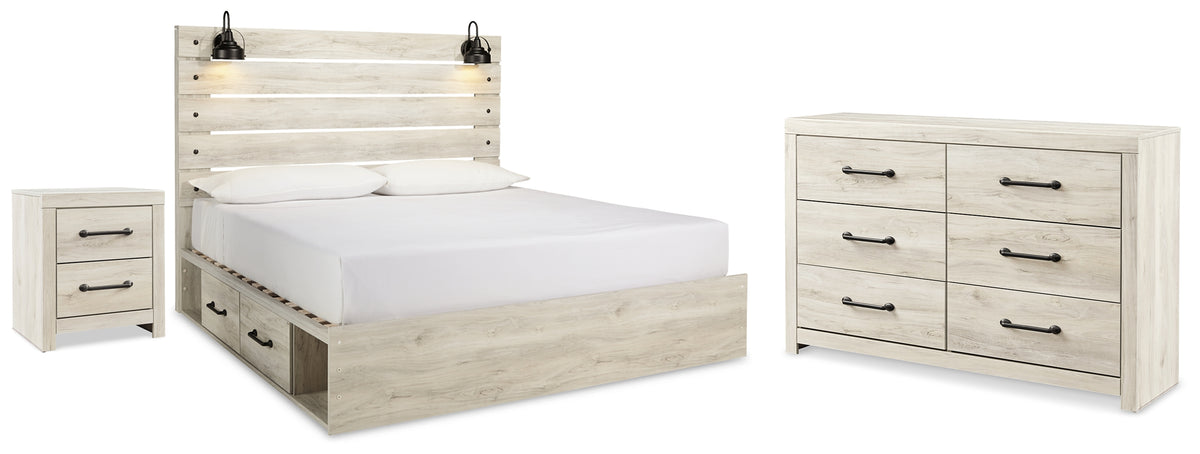 Furniture City Laplace - Ashley Furniture - Cambeck King Panel Storage Bed. Dresser and Nightstand - King Panel Storage Bed. Dresser and Nightstand - B192B125