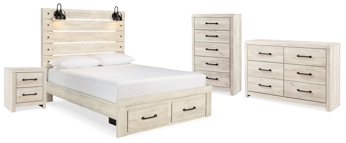Furniture City Laplace - Ashley Furniture - Cambeck Queen Storage Bed, Dresser, Chest and Nightstand - Queen Storage Bed, Dresser, Chest and Nightstand - B192B96