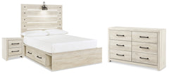 Furniture City Laplace - Ashley Furniture - Cambeck Full Panel Storage Bed with Dresser and Nightstand - Full Panel Storage Bed with Dresser and Nightstand - B192B105