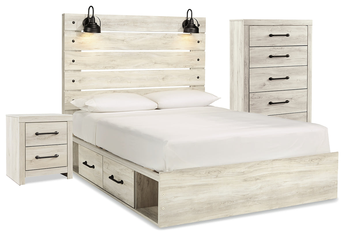 Furniture City Laplace - Ashley Furniture - Cambeck Queen Panel Bed with Storage, Chest and Nightstand - Queen Panel Bed with Storage, Chest and Nightstand - B192B67