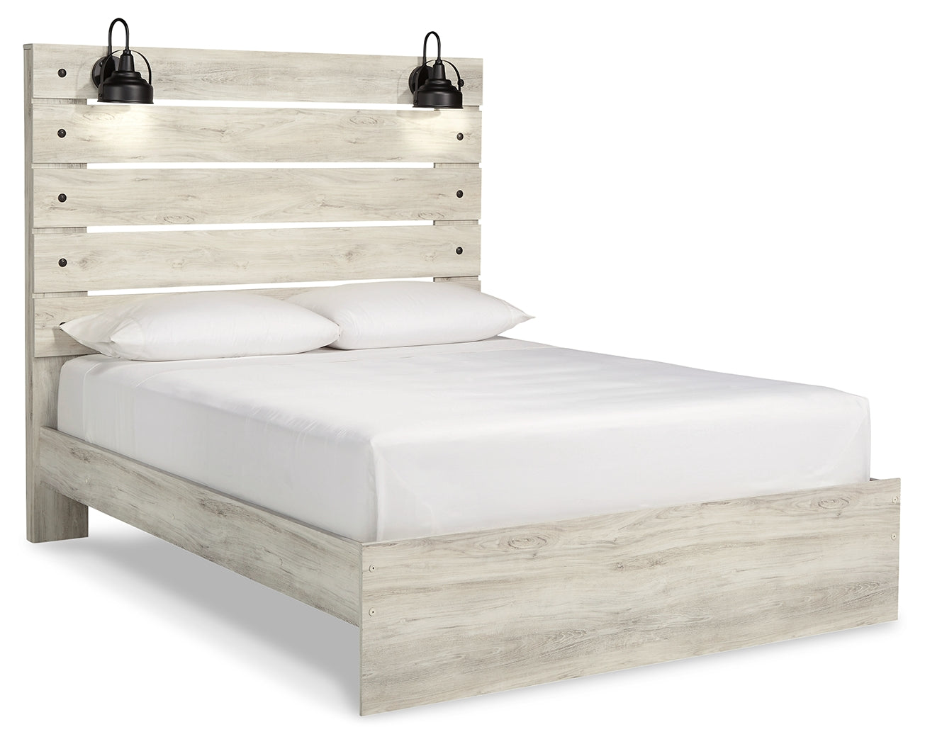 Furniture City Laplace - Ashley Furniture - Cambeck Bedroom - Queen Panel Bed / Whitewash - B192B4