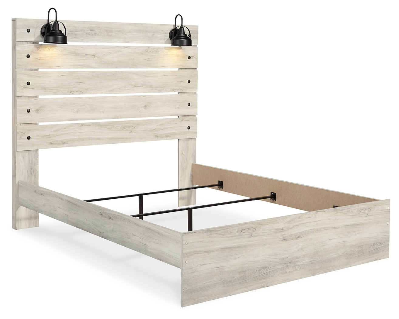 Furniture City Laplace - Ashley Furniture - Cambeck Bedroom - Queen Panel Bed / Whitewash - B192B4