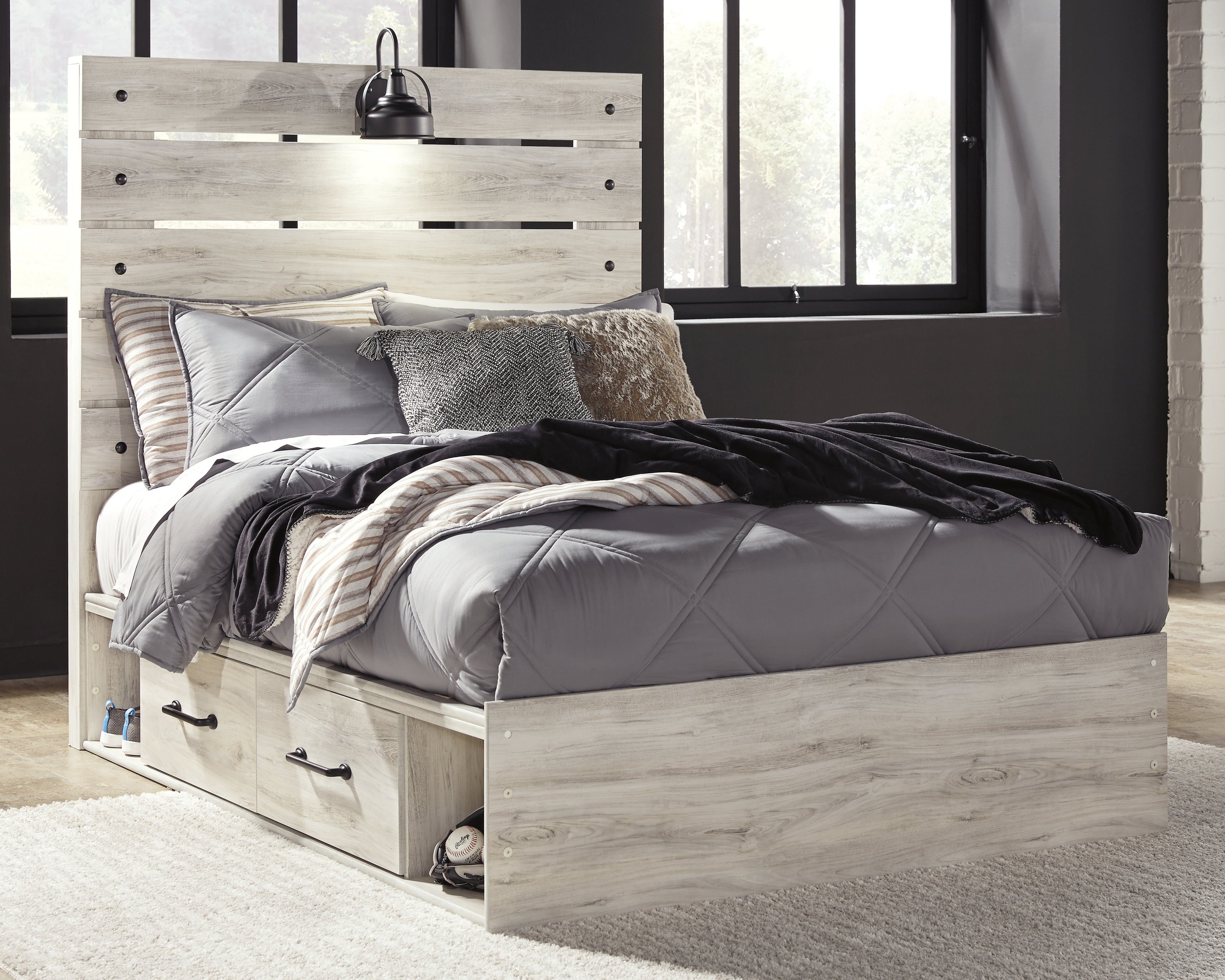 Furniture City Laplace - Ashley Furniture - Cambeck Bedroom - Full Panel Bed with 2 Storage Drawers - B192B16