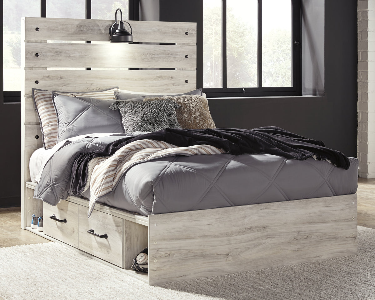 Furniture City Laplace - Ashley Furniture - Cambeck Full Panel Bed with 2 Storage Drawers - Full Panel Bed with 2 Storage Drawers - B192B16