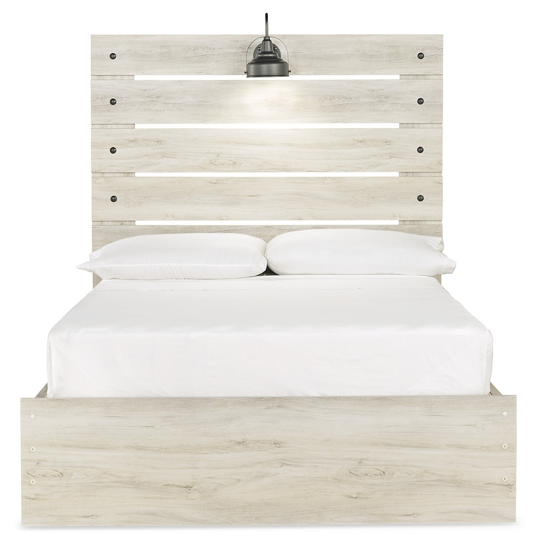 Furniture City Laplace - Ashley Furniture - Cambeck Bedroom - Full Panel Bed with 4 Storage Drawers / Whitewash - B192B34