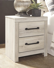 Furniture City Laplace - Ashley Furniture - Cambeck Bedroom - King Panel Bed with 2 Storage Drawers / Whitewash - B192B19