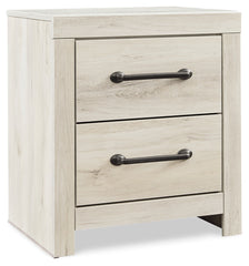 Furniture City Laplace - Ashley Furniture - Cambeck Bedroom - King Panel Bed with 2 Storage Drawers / Whitewash - B192B19