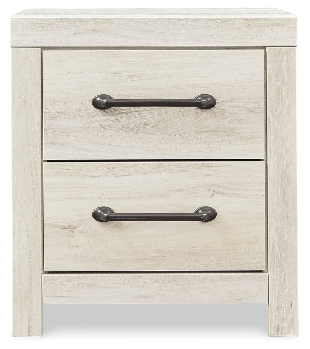 Furniture City Laplace - Ashley Furniture - Cambeck Bedroom - King Panel Bed with 2 Storage Drawers / Whitewash - B192B19