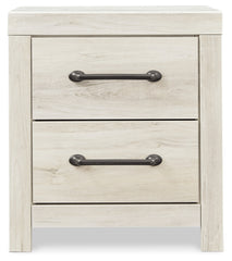 Furniture City Laplace - Ashley Furniture - Cambeck Bedroom - King Panel Bed with 2 Storage Drawers / Whitewash - B192B19