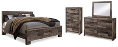 Furniture City Laplace - Ashley Furniture - Derekson King Panel Bed, Dresser, Mirror and Chest - King Panel Bed, Dresser, Mirror and Chest - B200B63