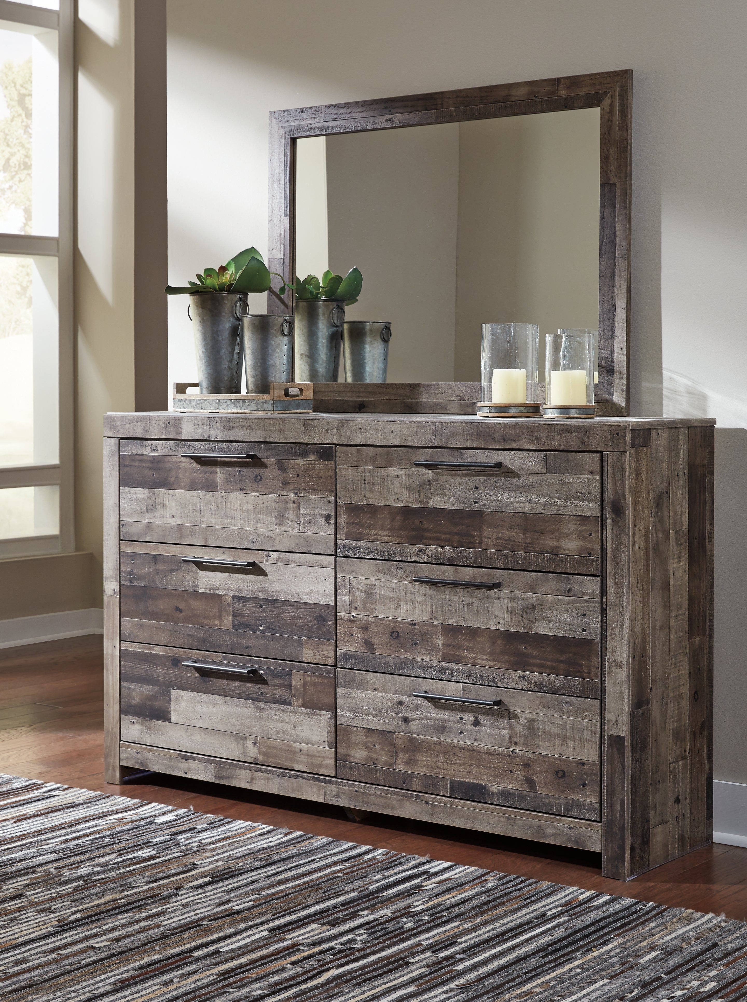 Furniture City Laplace - Ashley Furniture - Derekson Bedroom - Dresser and Mirror - B200B1