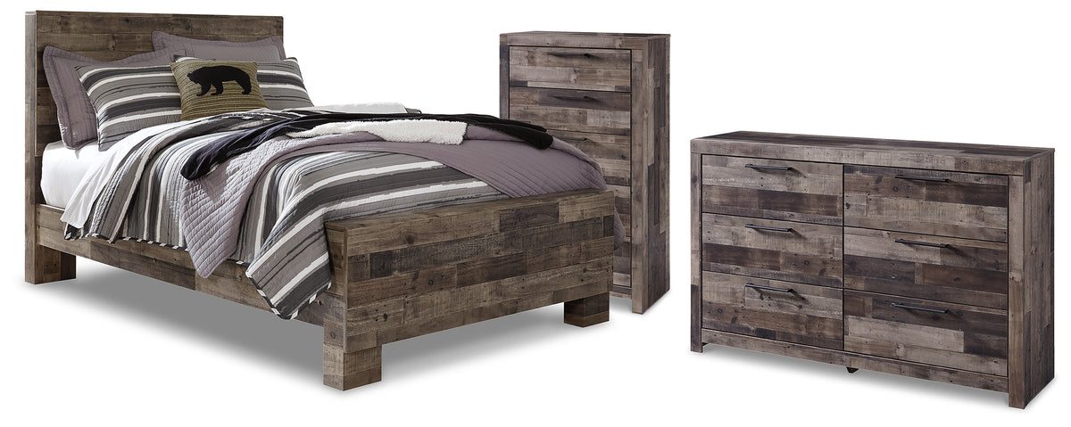 Furniture City Laplace - Ashley Furniture - Derekson Full Panel Bed, Dresser and Chest - Full Panel Bed, Dresser and Chest - B200B77