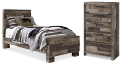Furniture City Laplace - Ashley Furniture - Derekson Twin Panel Bed and Chest - Twin Panel Bed and Chest - B200B66